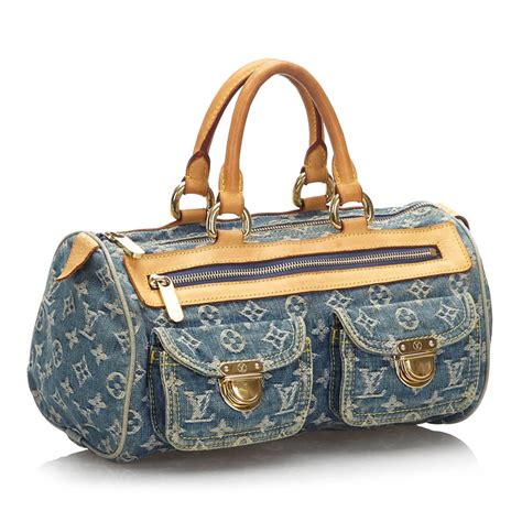 vintage denim lv bag